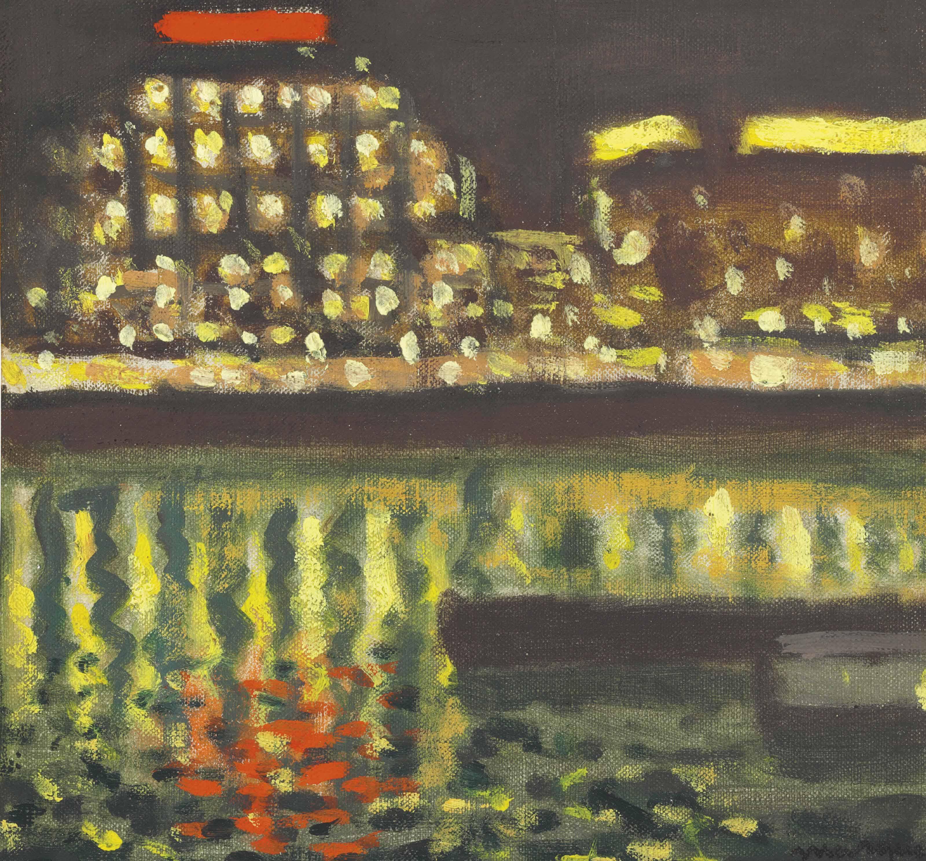 Albert Marquet - Nuit, Paris (La Samaritaine)