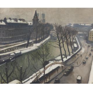 Albert Marquet - Paris, Quai Des Grands-Augustins Sous La Neige