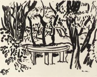 Albert Marquet - Paysage à jardin