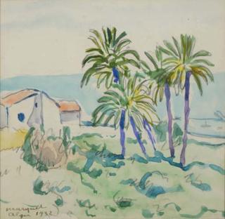 Albert Marquet - Paysage aux palmiers