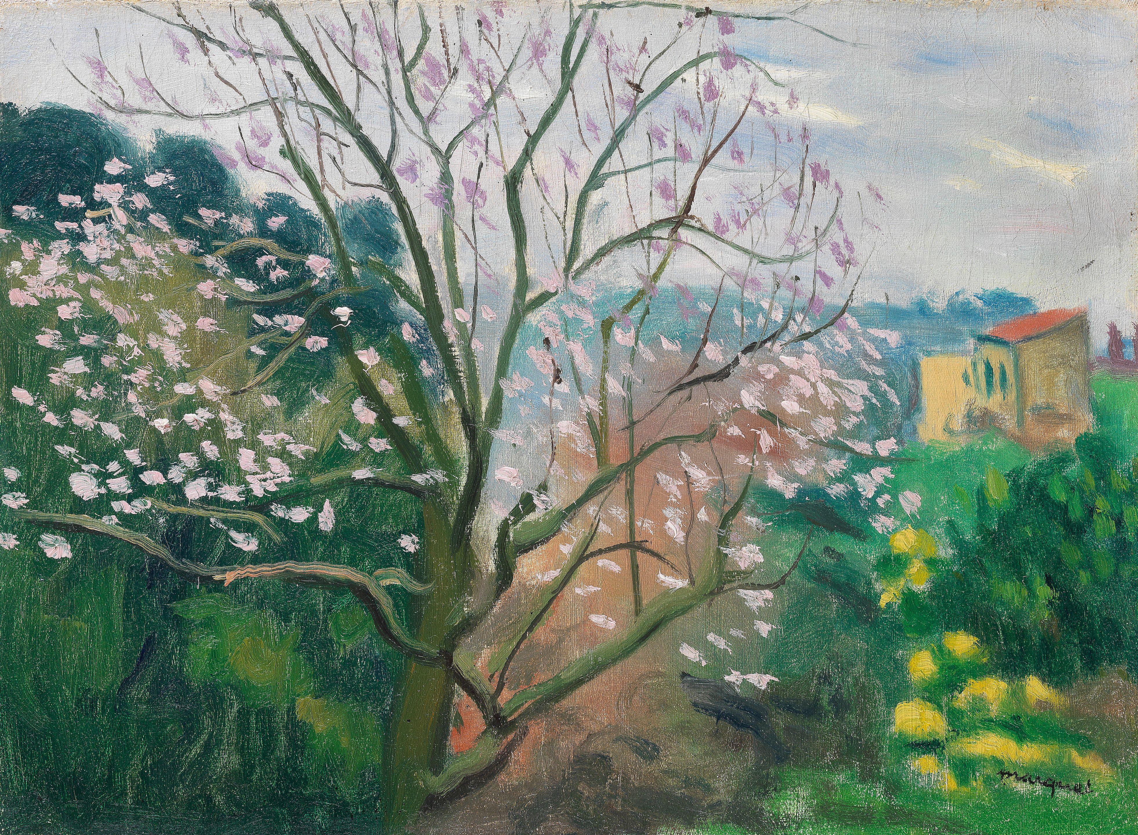 Albert Marquet - Pêcher fleuri