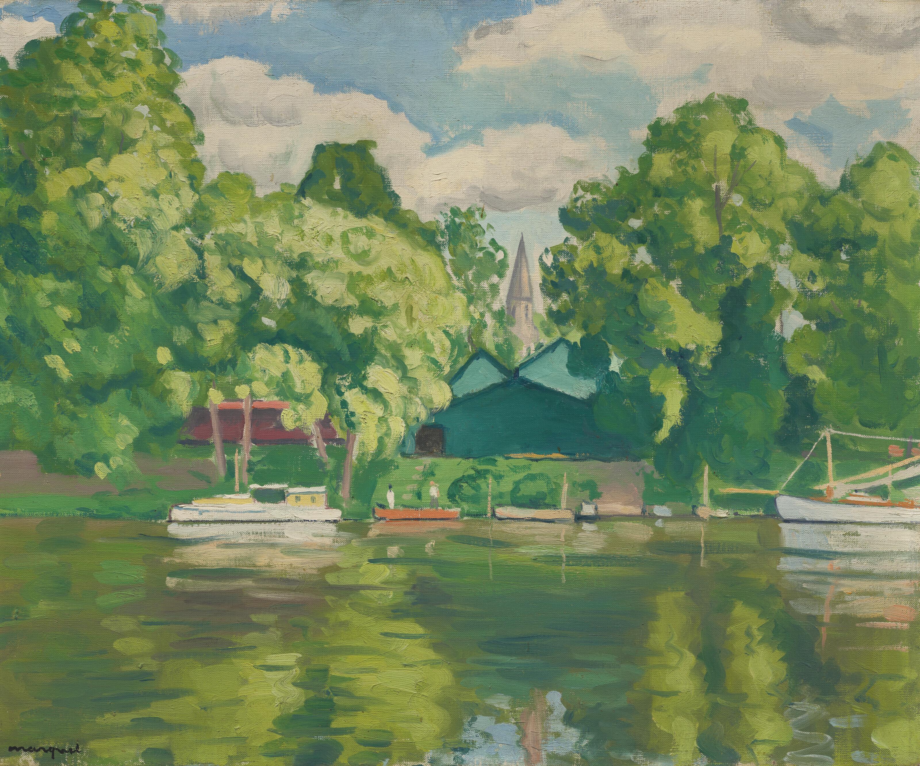 Albert Marquet - Poissy, le clocher