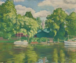Albert Marquet - Poissy, le clocher
