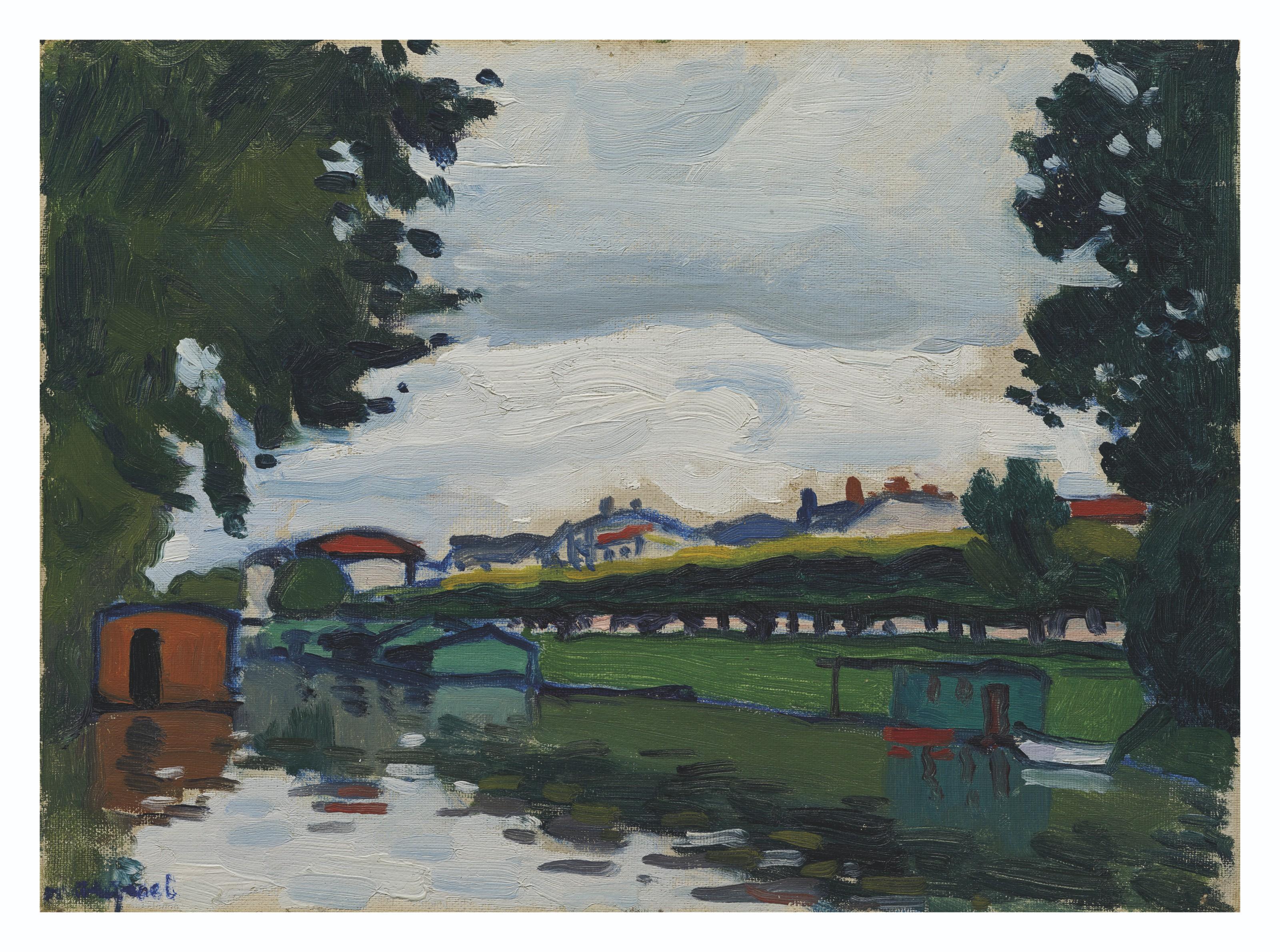 Albert Marquet - Poissy, les quais