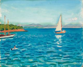 Albert Marquet - Voiliers à Porquerolles