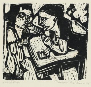 Albert Müller - Anna und Susanna - Zwei Frauen, 1924
