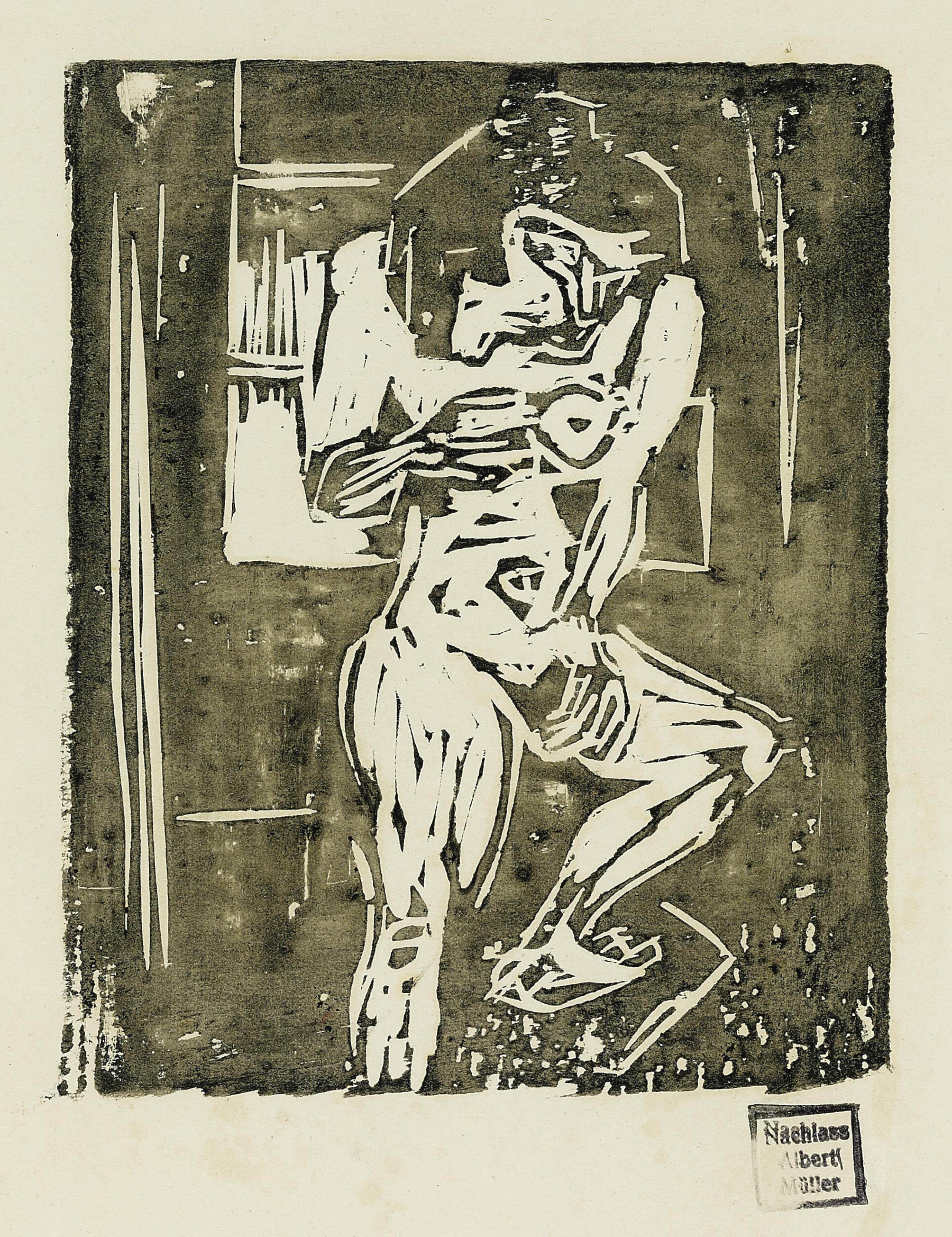 Albert Müller - Kleiner Akt, 1925