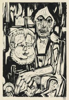 Albert Müller - Mutter mit Kind, 1924