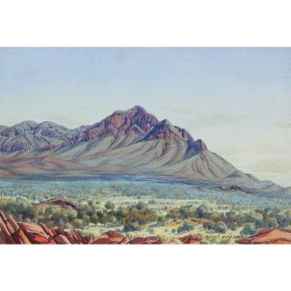 Albert Namatjira - Australian Allumbaura (Haasts Bluff)