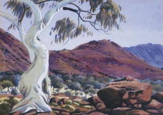 Albert Namatjira - Central Australian Landscape