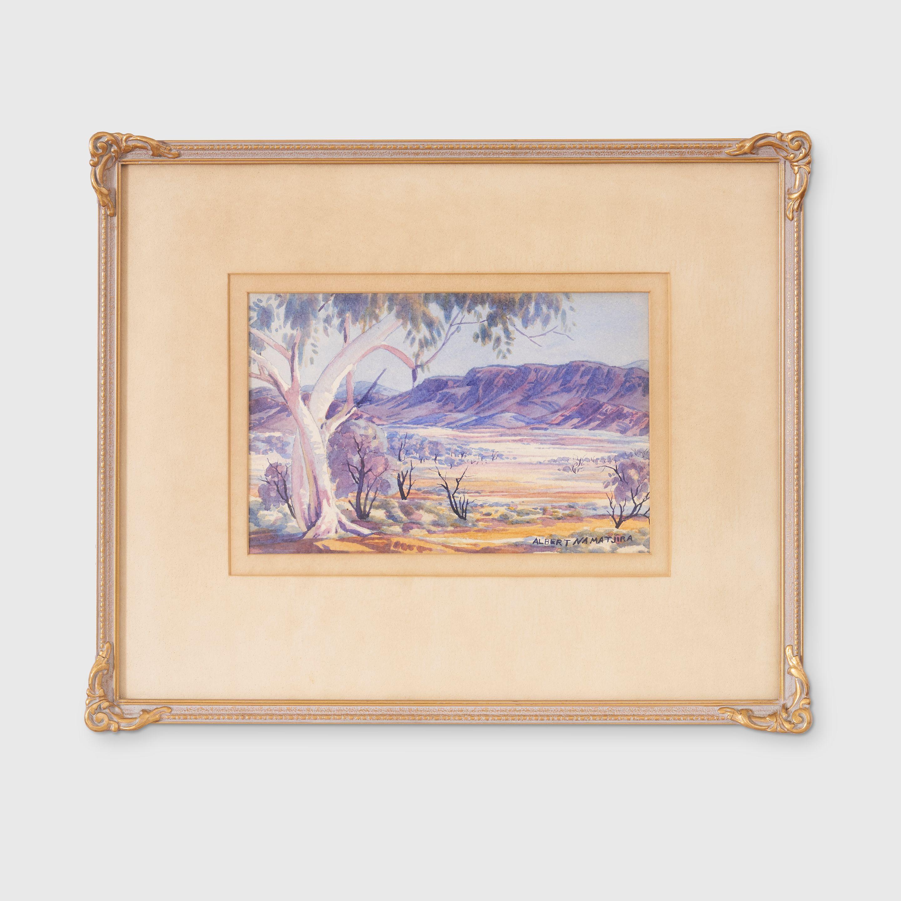 Albert Namatjira - East Side Ranges, Jay Creek, c.1957