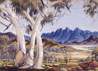 Albert Namatjira - Ghost Gums
