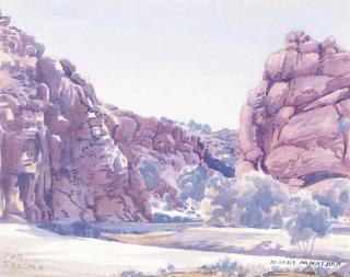 Albert Namatjira - Gorge