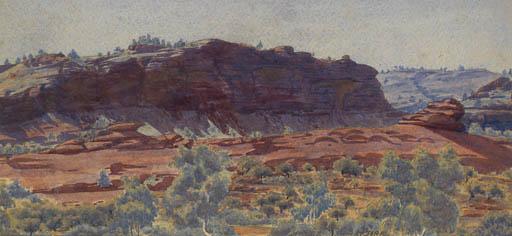 Albert Namatjira - Palm Vallery, Central Australia