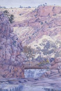 Albert Namatjira - Purple Gorge