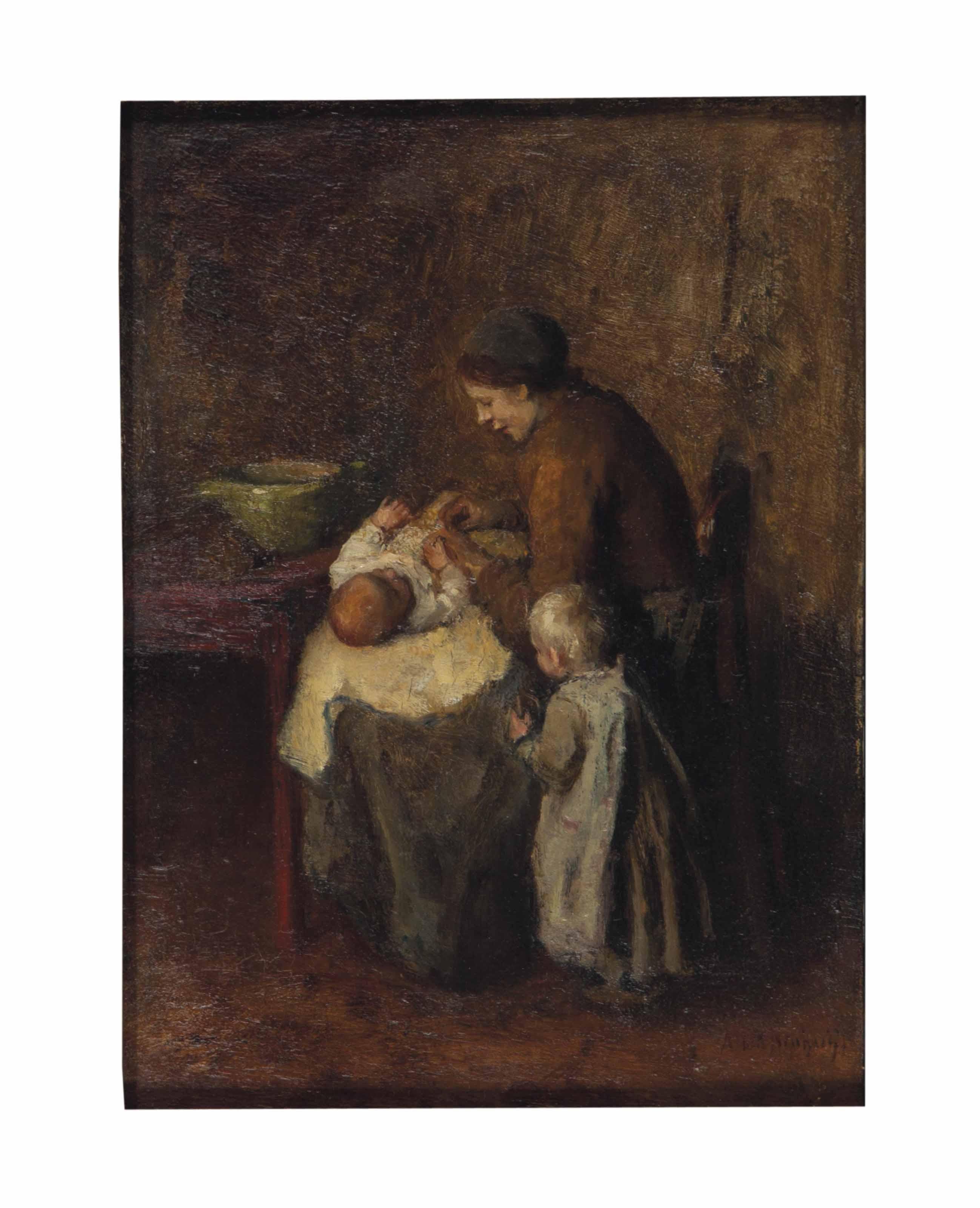 Albert Neuhuys - Mother And Children