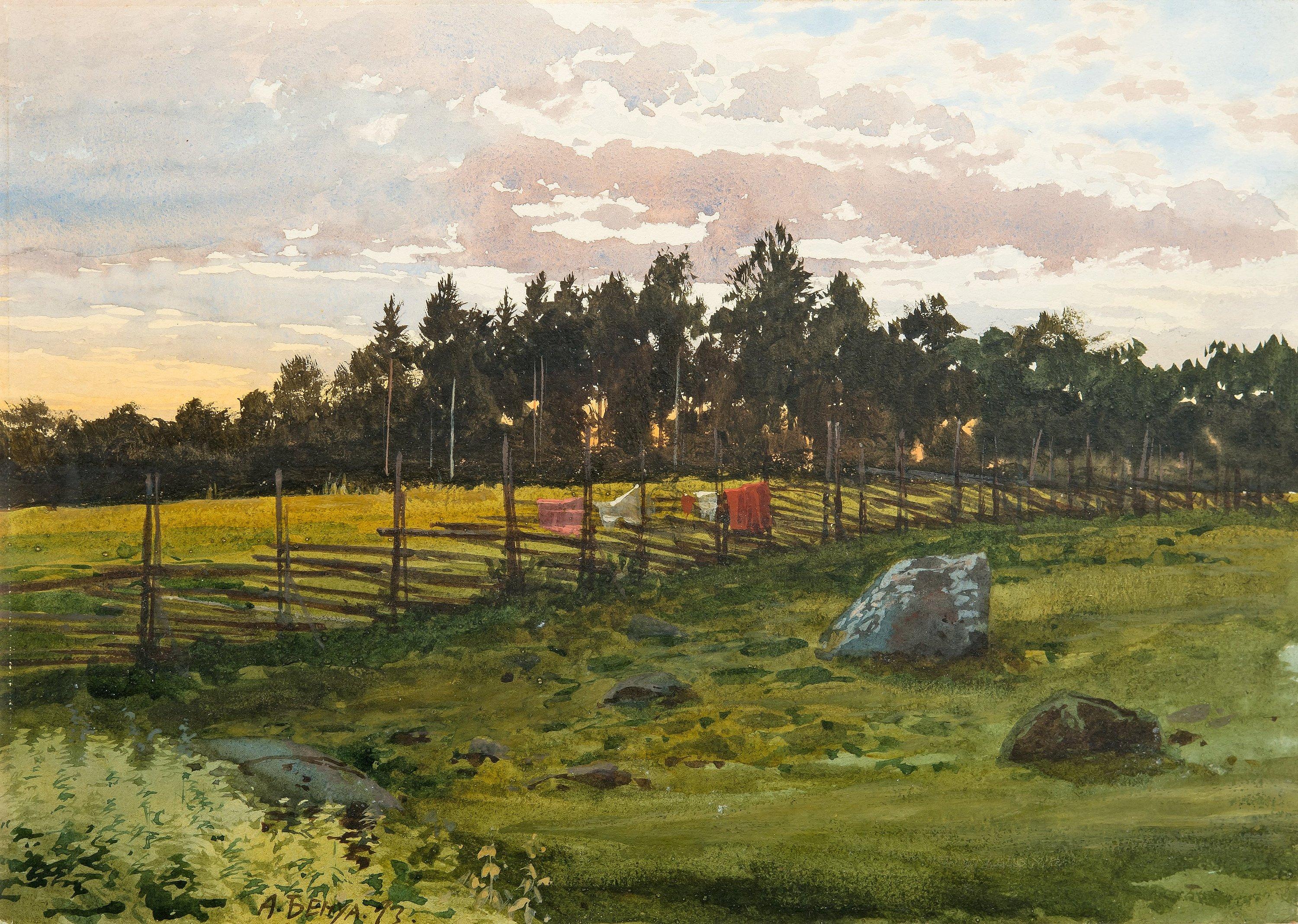 Albert Nikolaevich Benois - Summer Evening.