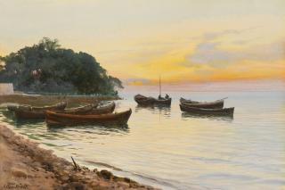 Albert Nikolaevich Benois - View Of The Gulf Of Finland