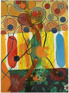 Albert Oehlen - Am Bahnhof (Angekommen)