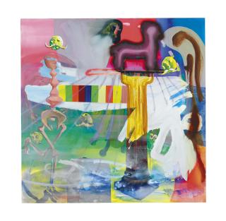 Albert Oehlen - Auf- (Der Strasse) Schreiben (Writing [On The Street])