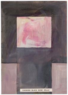 Albert Oehlen - Chewing Black Bone (Blood)