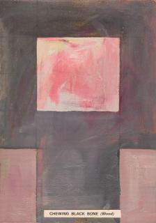 Albert Oehlen - Chewing Black Bone (Blood)