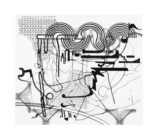 Albert Oehlen - Conduction 2