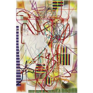 Albert Oehlen - German Eine Prähistorische Hand Ii