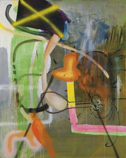 Albert Oehlen - Idioten am Fenster