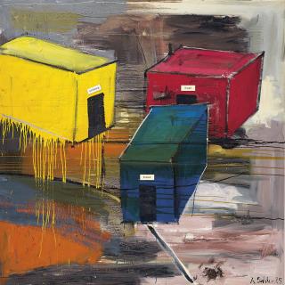 Albert Oehlen - ...Loves Body (Erfüllung, Haupt, Einheit)