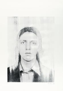 Albert Oehlen - Ohne Titel (Porträt)