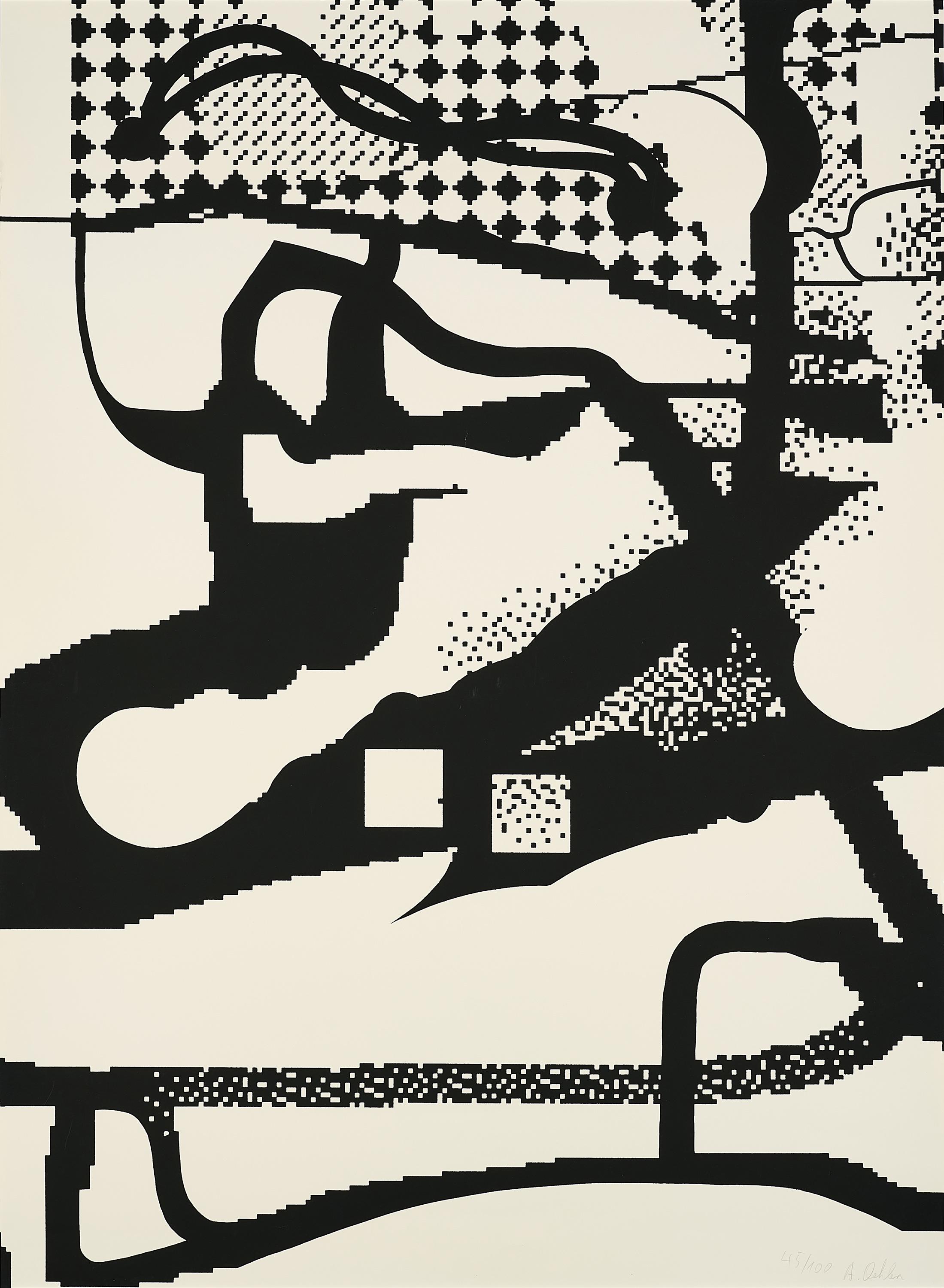 Albert Oehlen - Ohne Titel.