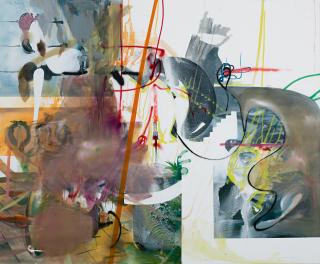 Albert Oehlen - Treppe