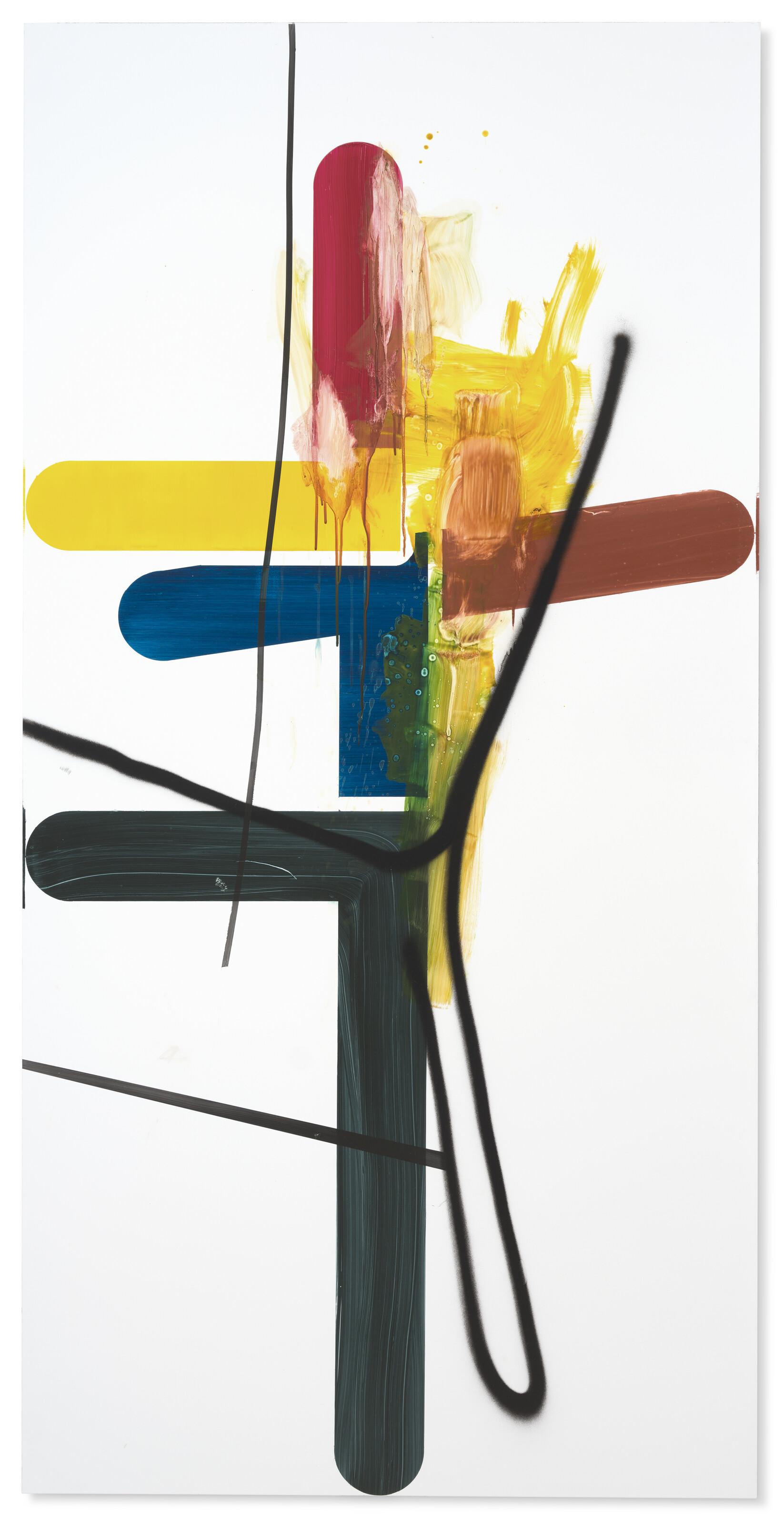 Albert Oehlen - Untitled (Baum 56)