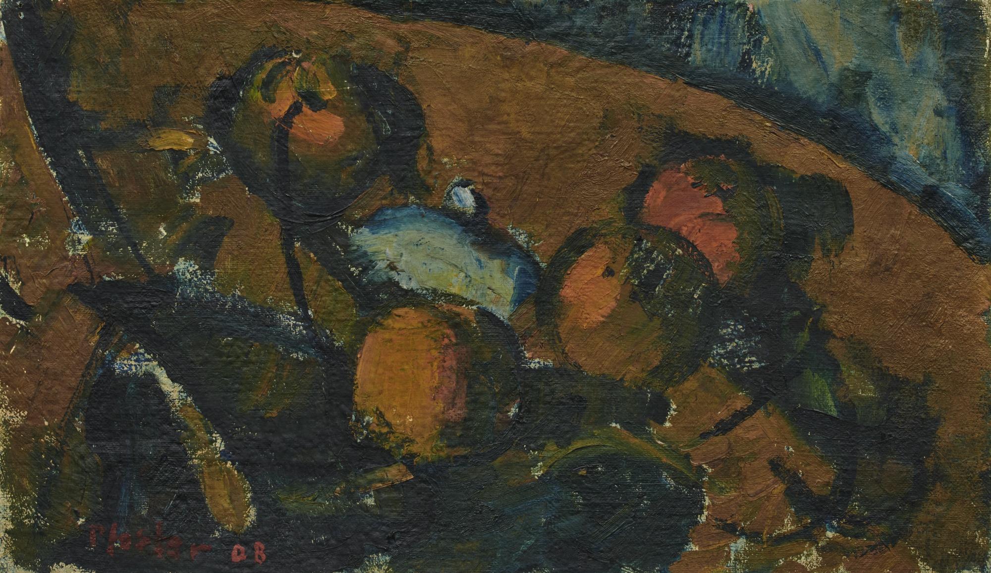 Albert Pfister - Früchtestillleben, 1908