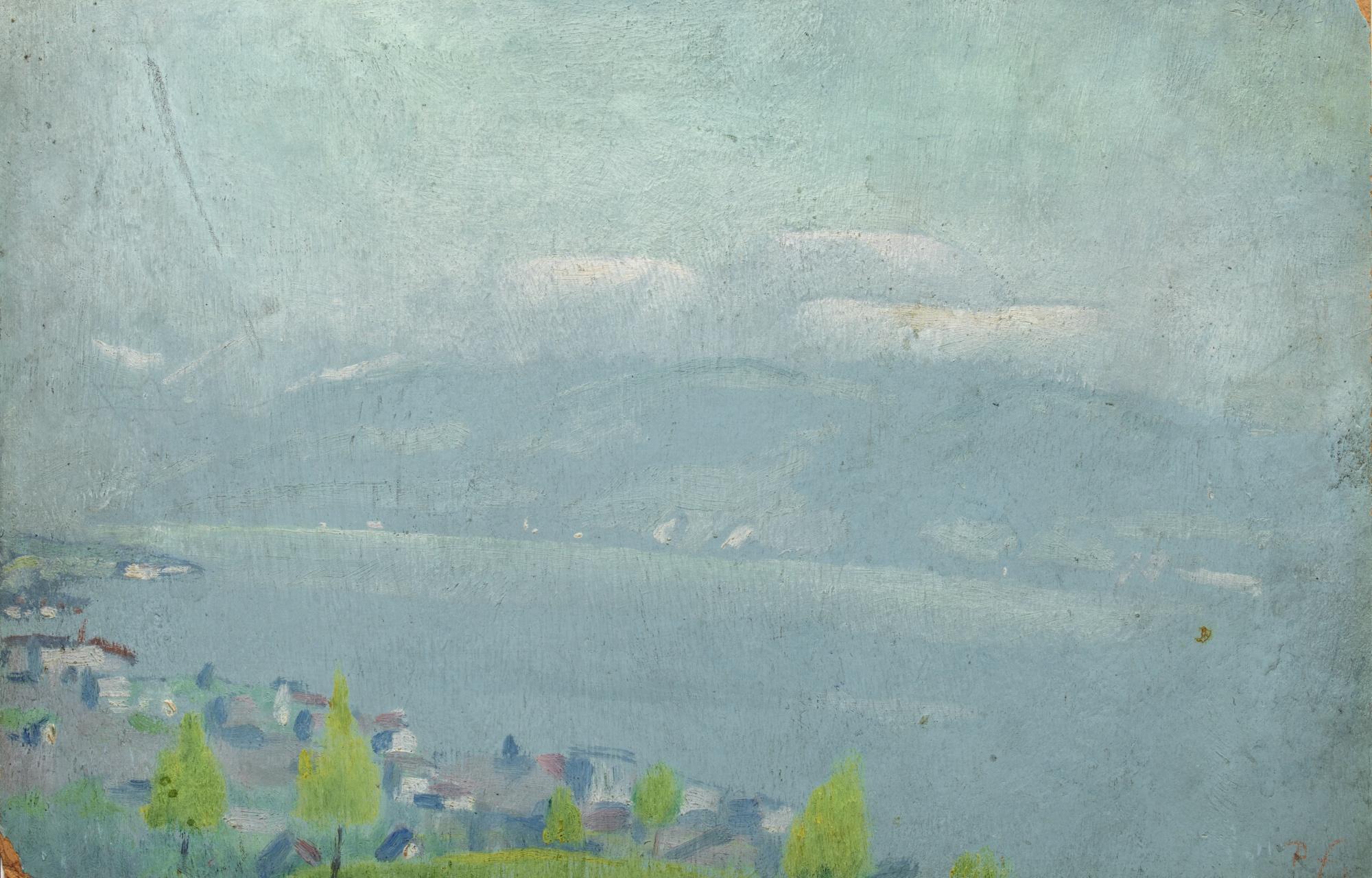 Albert Pfister - Frühling Am Zürichsee