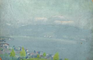 Albert Pfister - Frühling Am Zürichsee