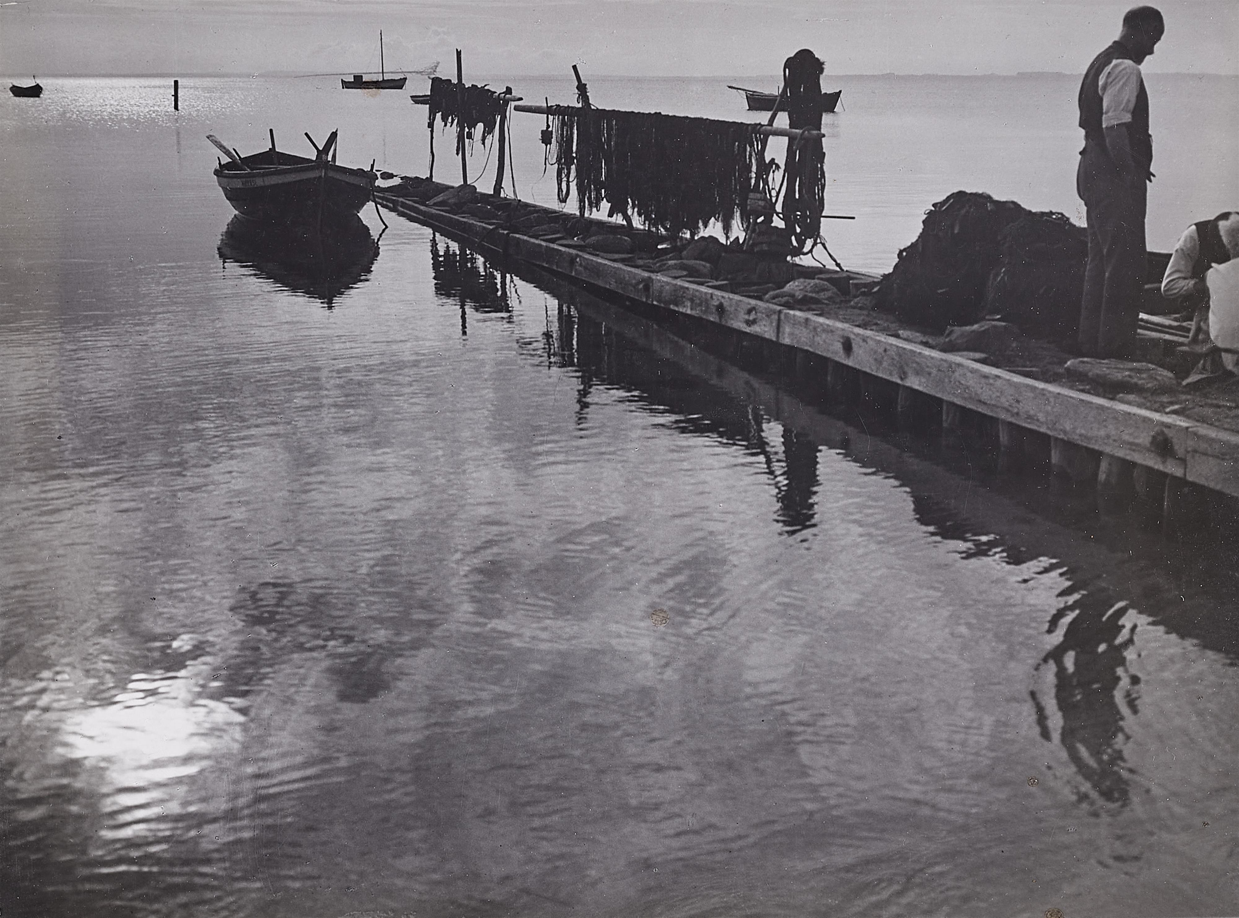 Albert Renger-Patzsch - Fischersteg in der Lübecker Bucht