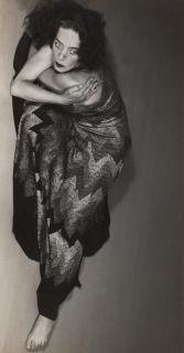 Albert Renger-Patzsch - Untitled (Reclining draped nude, Mary Wigman)