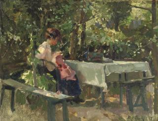 Albert Roelofs - In Den Tuin: In A Shady Corner of The Garden