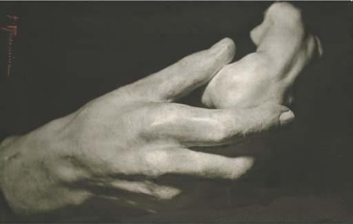 Albert Rudomine - La Main de Rodin Tenant Un Moulage, 1937