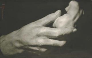 Albert Rudomine - La Main de Rodin Tenant Un Moulage, 1937