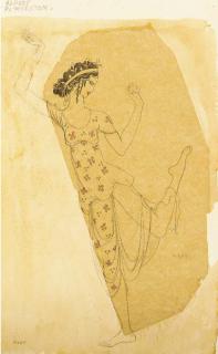 Albert Rutherston - Sketch for Flores in \