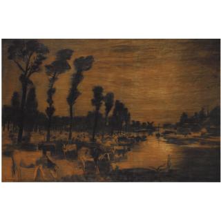 Albert Saverys - Belgian Landscape Of The Leie