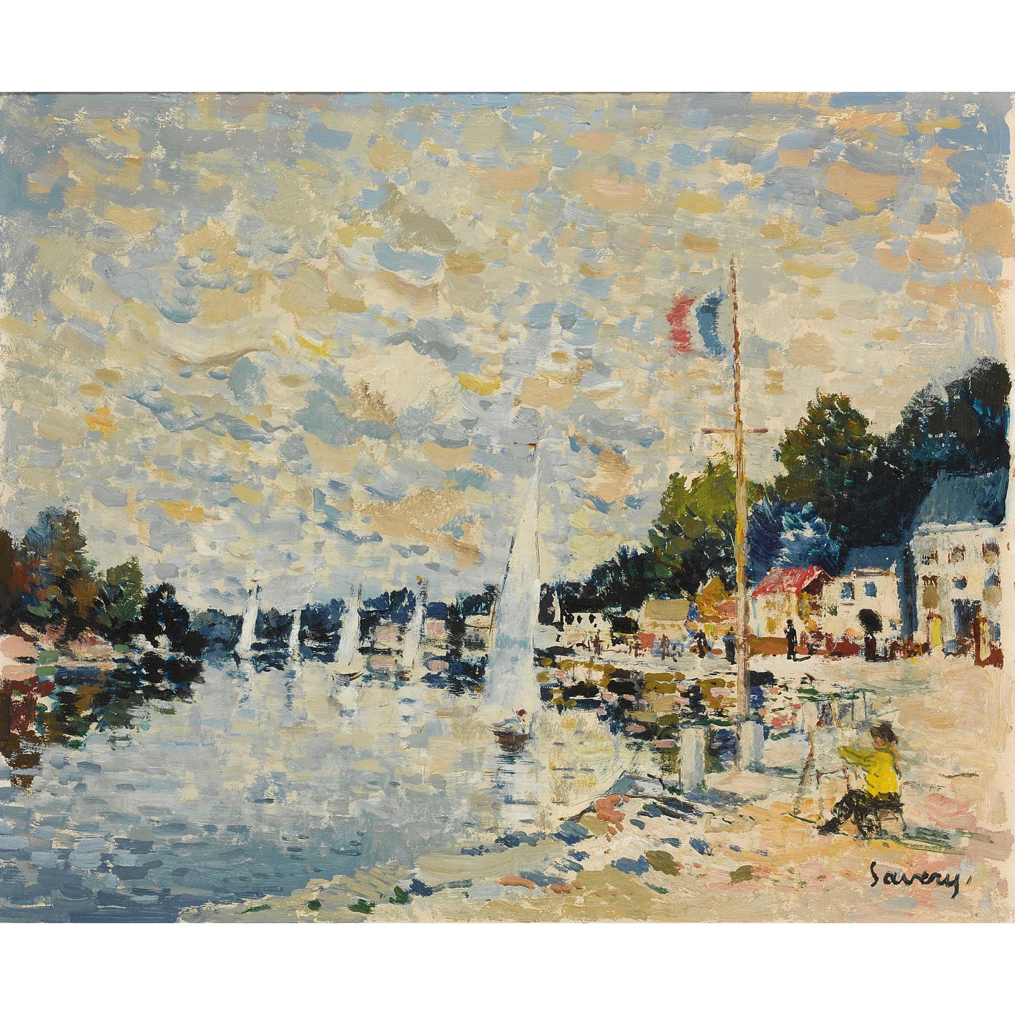 Albert Saverys - Belgian Vue D\'Un Port