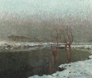 Albert Saverys - The River Lys In Winter