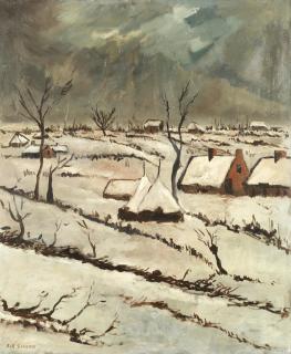 Albert Saverys - Winter Landscape