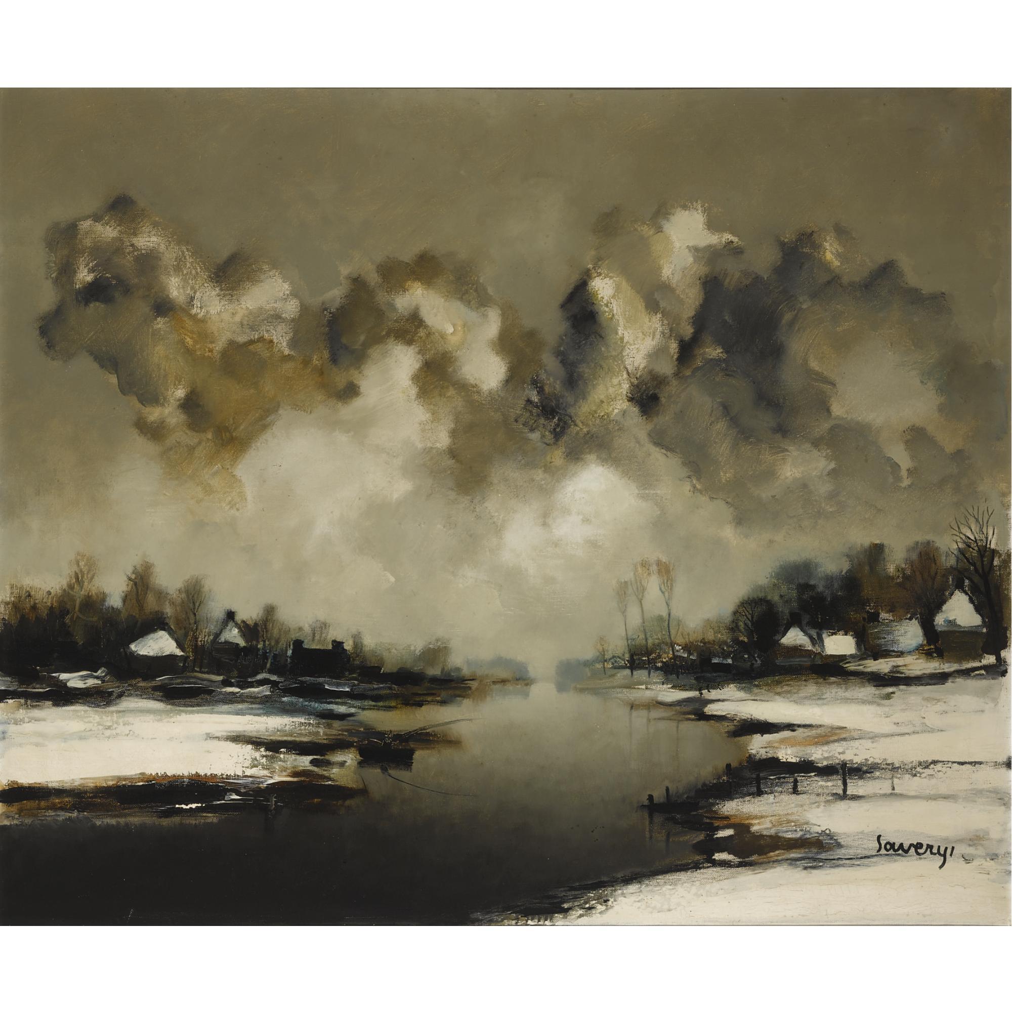 Albert Saverys - Winterlandschap