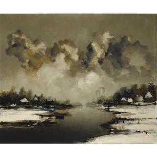 Albert Saverys - Winterlandschap