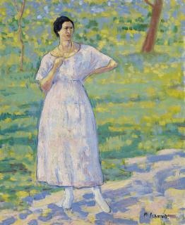 Albert Schmidt - Frau im Garten